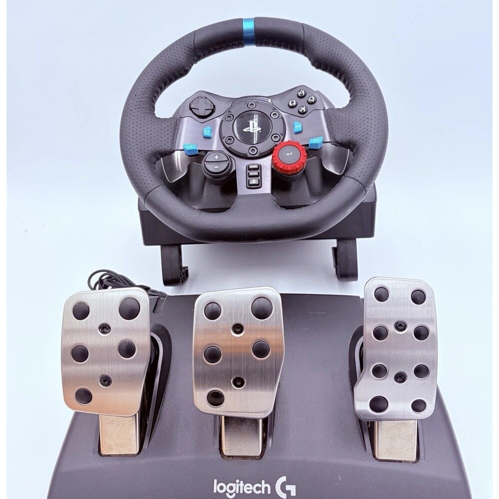 Logitech G29 Driving Force Racing Wheel & Floor Pedals PS5 PS4 PC Tested